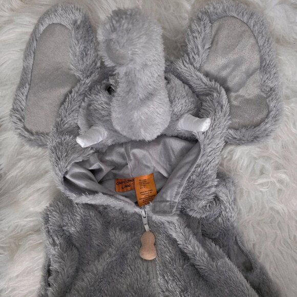 Candy Corn Lane 24mos Elephant Padded Costume with Foot Covers - Picture 6 of 13